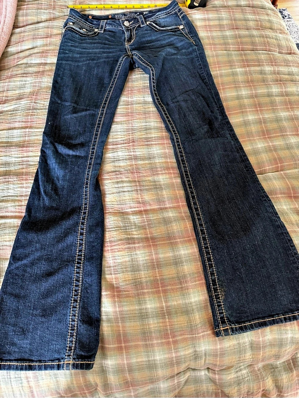 Miss Me Signature Bootcut Jeans Blue Waist 27